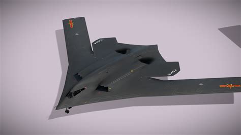 Xian H-20 stealth bomber - Buy Royalty Free 3D model by NETRUNNER_pl ...