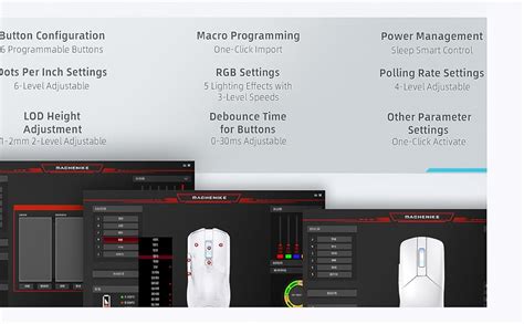Amazon.in: Buy Machenike M7 Pro Gaming Mouse (PAW 3104 Sensor) Wireless ...