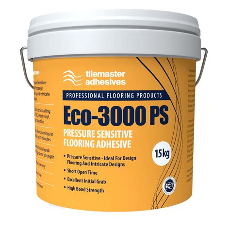 Tilemaster Eco-3000 PS Pressure Sensitive Flooring Adhesive 15kg