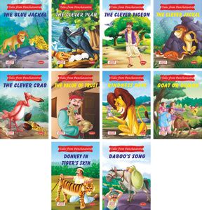 Tales From Panchatantra (Set Of 10 Books With Colourful Pictures ...