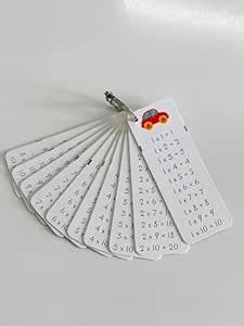 Buy Multiplication Tables Flash Cards for Kids – Write, Wipe & Reuse ...