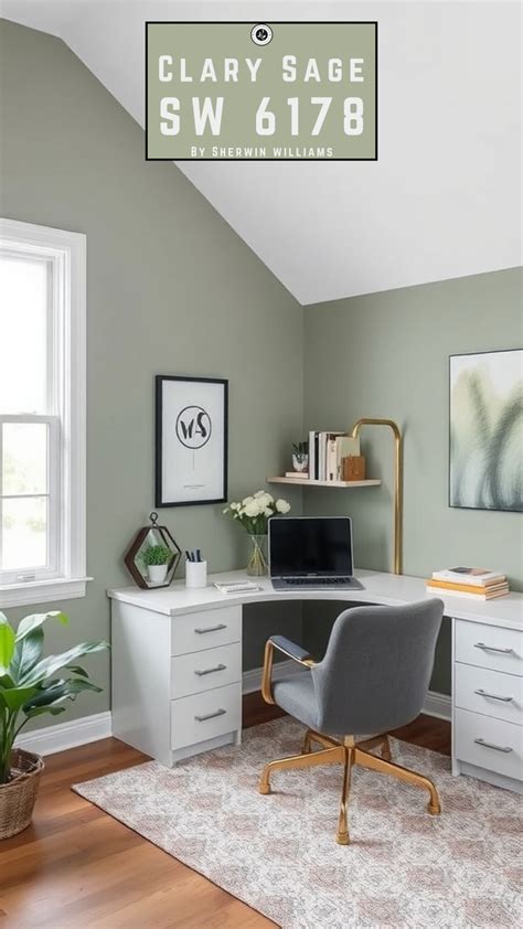 Clary sage by sherwin williams sw 6178 a beautiful green gray paint for ...