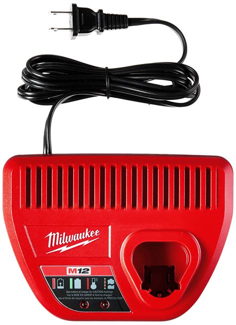 Snapklik.com : Milwaukee Genuine OEM 48-59-2401 M12 Lithium Ion 12 Volt Battery Charger w/LED ...