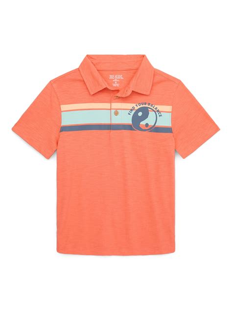 365 Kids From Garanimals Boys Mix and Match Short Sleeve Graphic Polo ...