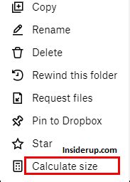 Image result for How to Check Box Folder Size
