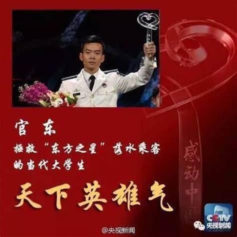 2021年感动中国人物官东的人物事迹及颁奖词观后感