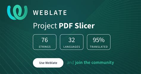 PDF Slicer @ Hosted Weblate