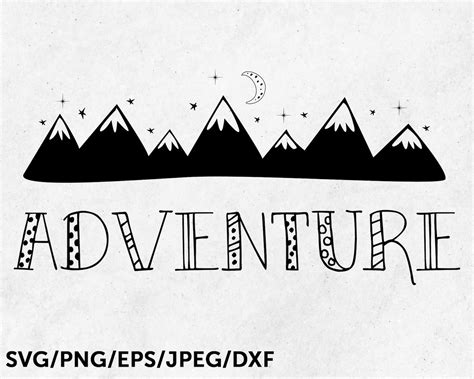 Hand-Lettered Adventure SVG 的图像结果