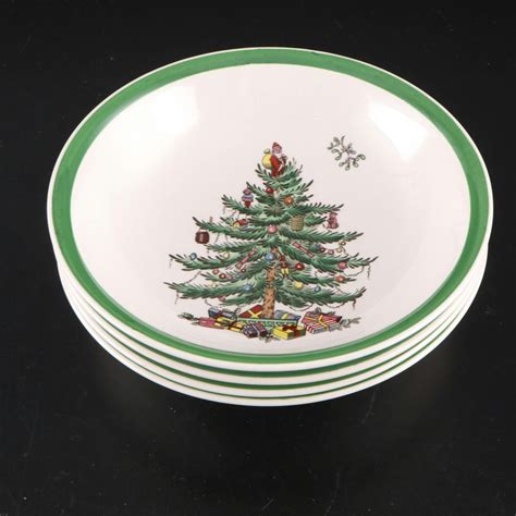 Spode "Christmas Tree" Dinnerware with Other Cheese Board and Coasters ...