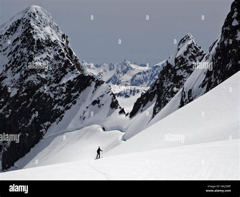 Researchers at Olympic National Park measure the Upper Blue Glacier to track its changes over ...