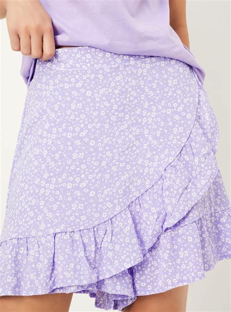 Buy Girls Printed Skort with Ruffled Hem Online at just Rs. 549.0 ...