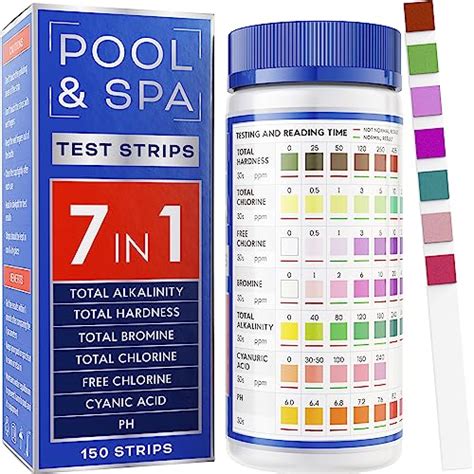Pool Time Test Strip Instructions 的图像结果