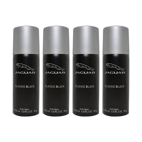Jaguar Classic Black Deodorant Spray 150ml (Pack of 4) : Amazon.in: Beauty