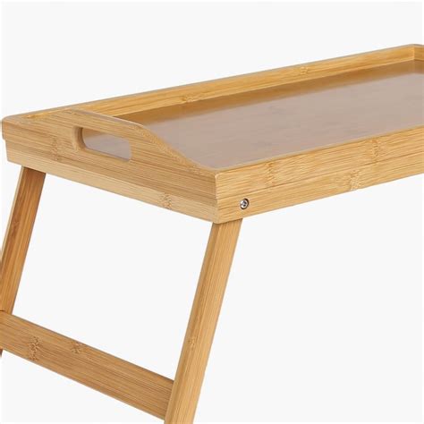 Buy Mendo Beautiful Home Bamboo Breakfast Tray - 63x30x44.5cm from Home ...