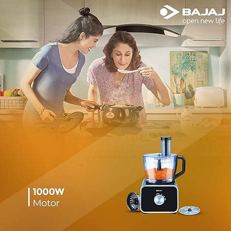 Bajaj FX-1000 DLX 1000 Watts Food Processor and Mixer Grinder with 9 a