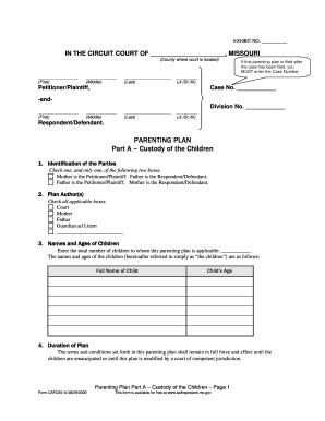 child custody petition sample Forms and Templates - Fillable ...