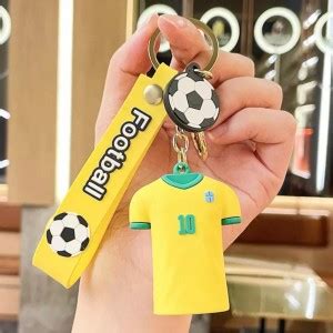 WHITE POPCORN Neymar Football Jersey 3D Keychain Key Chain Price in ...