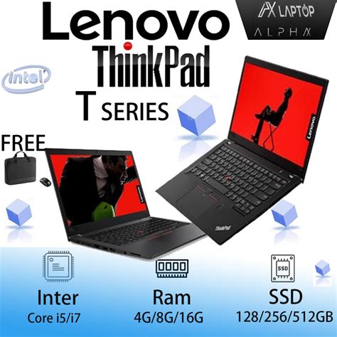 Jual Laptop Lenovo Thinkpad T SERIES Core I3/ I5/I7 RAM 8GB SSD 256GB ...