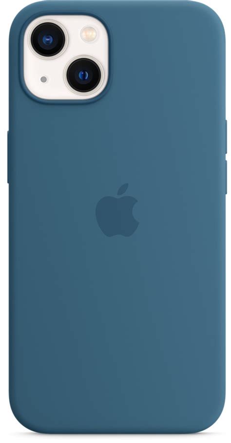 Apple iPhone 13 Silicone Case with MagSafe – Blue Jay 194252780831 ...