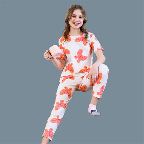 Pink Girls Night Suit