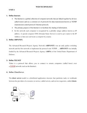 E- Commerce - BCA important notes - DEPT OF CSE & IT LECTURE NOTES ON E ...