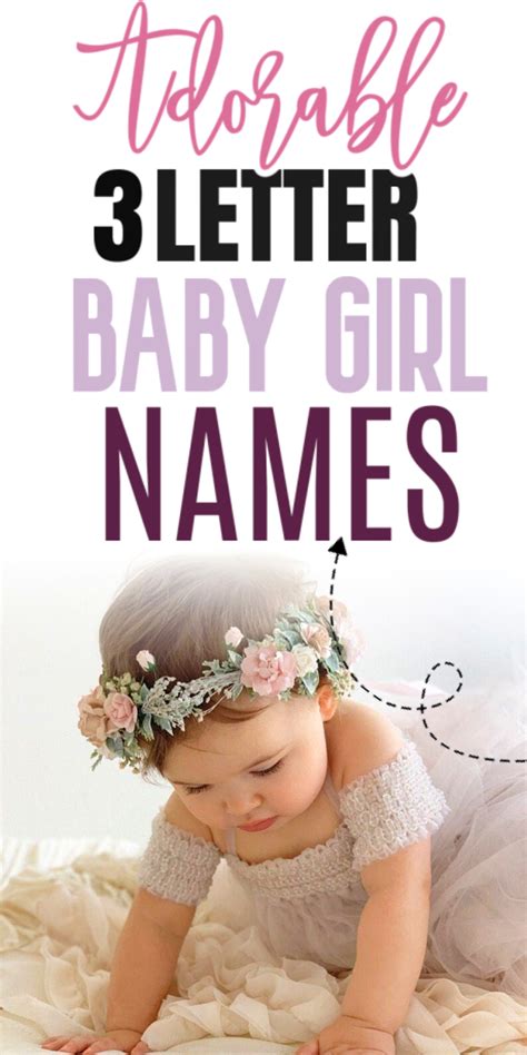 3 Letter Girl Names with Meanings - Cenzerely Yours | Unique girl names ...