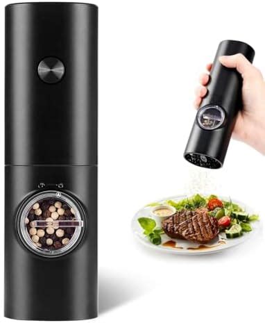 InstaCuppa Electric Salt Pepper Grinder - One-flip To Trigger Grinding ...