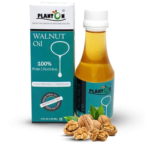 Buy Planton Walnut Oil Cold-Pressed - 100% Pure & Natural Edible Oil ...