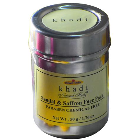 Herbal Sandal Saffron Face Pack – Khadi Natural Herbs