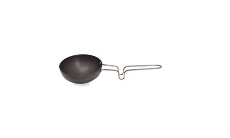 DesiDine High-Performance Hard Anodised Tadka Pan with Stainless Steel ...