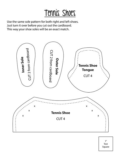 Image result for Doll Shoe Pattern