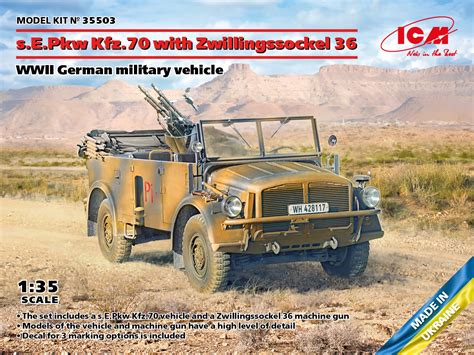 s.E.Pkw Kfz.70 with Zwillingssockel 36 - ICM Holding