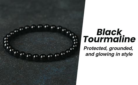 Reiki Crystal Products Certified Black Tourmaline Bracelet Reiki ...