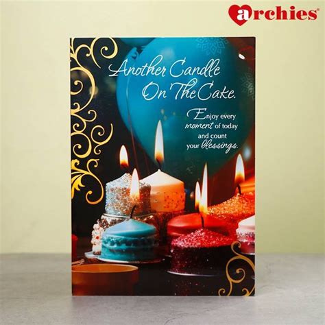 Archies Another Candle On The Cake Birthday Musical Greeting Card