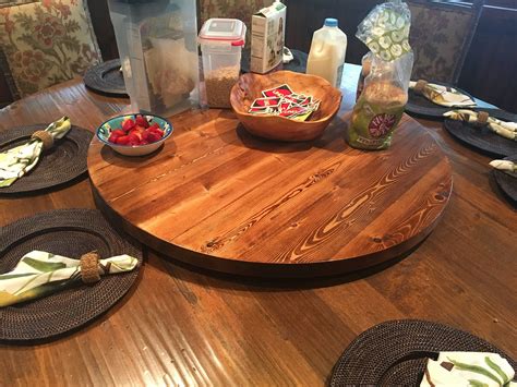 Custom Lazy Susan For Dining Table at John Massey blog
