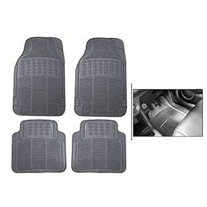 Vocado Premium Quaity Car Grey Rubber Floor/Foot Mats for All Cars ...