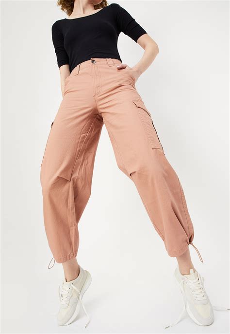 Buy Women Solid Parachute Pants Online at just Rs. 1299.0 ...