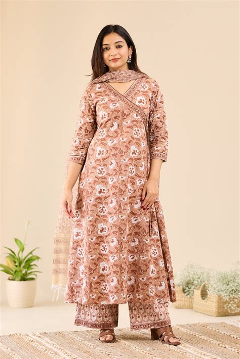 Elegant Cotton Salwar Kameez Suit For Office Wear