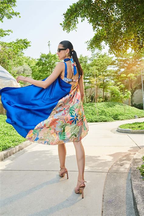 Luxury Swimwear Online | Tizzi’s Printed Furbelow Cape – Tizzi Swimwear