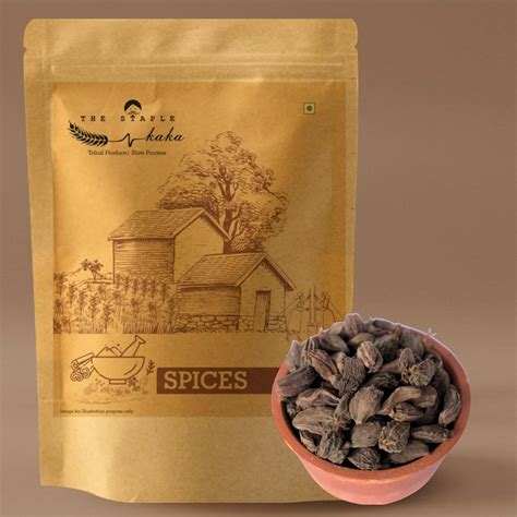 Black Cardamom - Whole & Aromatic | The Staple Kaka