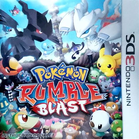 Pokemon Rumble Blast Nintendo 3DS Manual : Free Download, Borrow, and ...