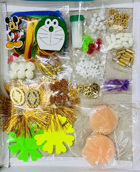KHUSHA CREATIONS Ultimate Rakhi Making kit for Craft/School Pojects ...