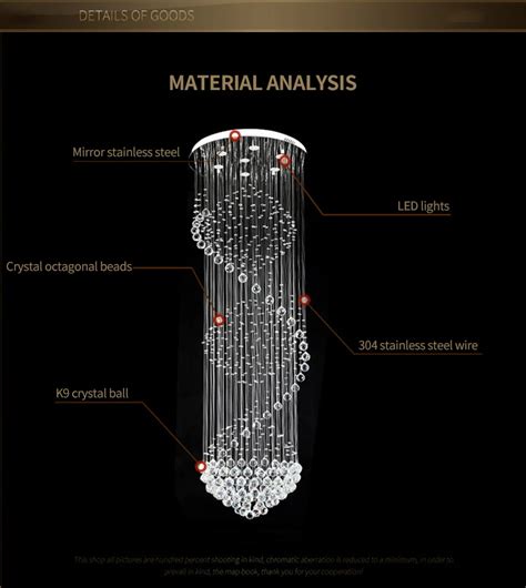 Modern Spectacular LED Crystal Chandelier - Elegant Lighting for Livin ...