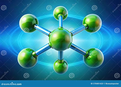 Hydrogen Chloride Molecule, Chemical Structure. Skeletal Formula. Vector Illustration ...