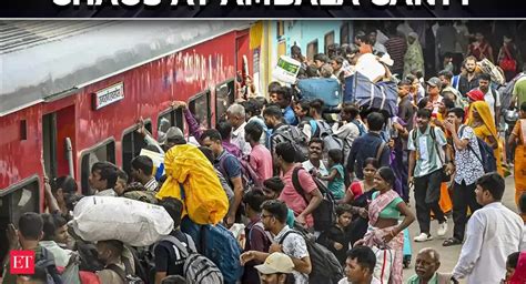 chhath puja 2025: Chhath Puja rush: Railways deploys ‘war room’; Ambala ...