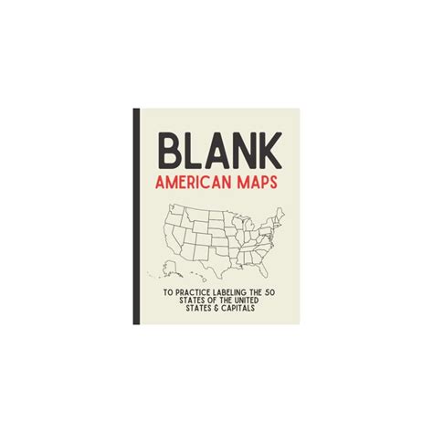 Blank American Maps: To Practice Labeling the 50 | Ubuy India