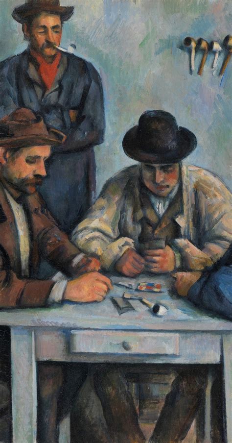 The Card Players by Paul Cezanne - Framed Canvas | ArtPointOne