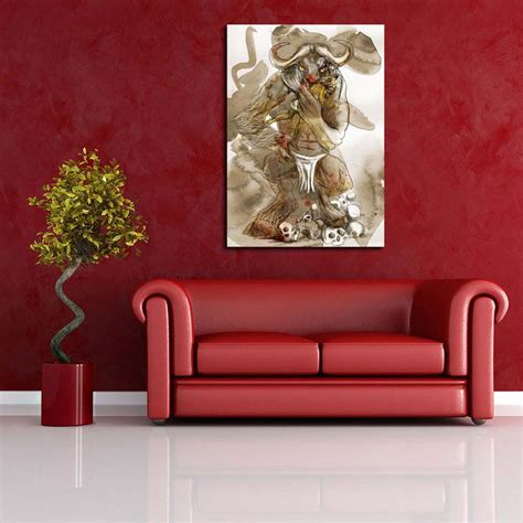 ArtzFolio Ancient Greek Myths Legends Minotaur Theseus D1 Canvas ...