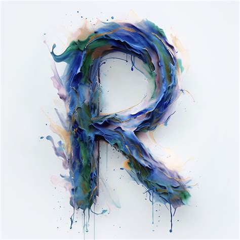Whimsical Enchanted Monogram Letter R with Magical Elements Monogram - Playground