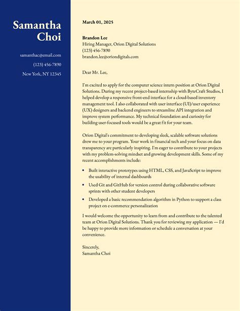 Image result for Computer Science Intern Resume Examples